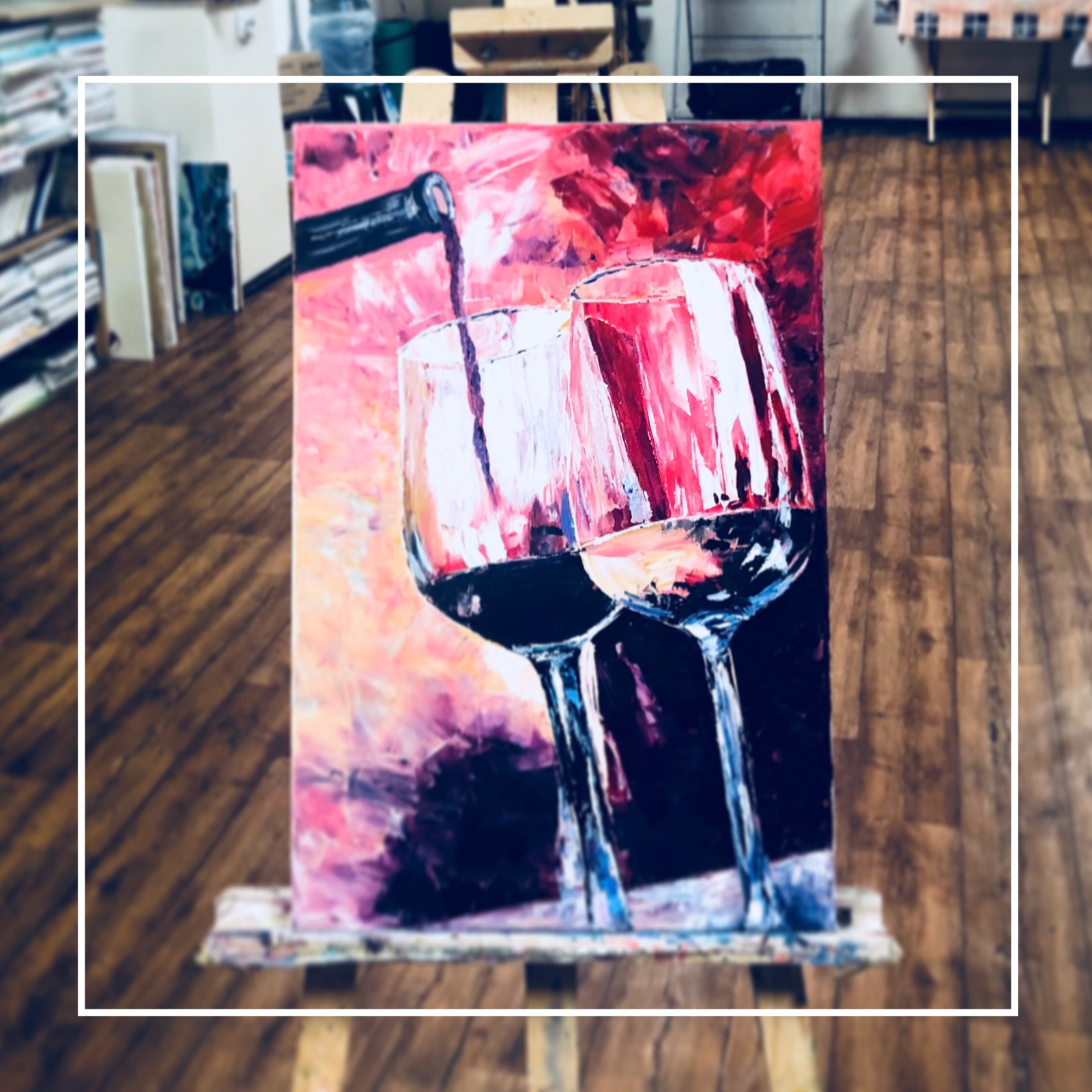 Painting маслом Wine