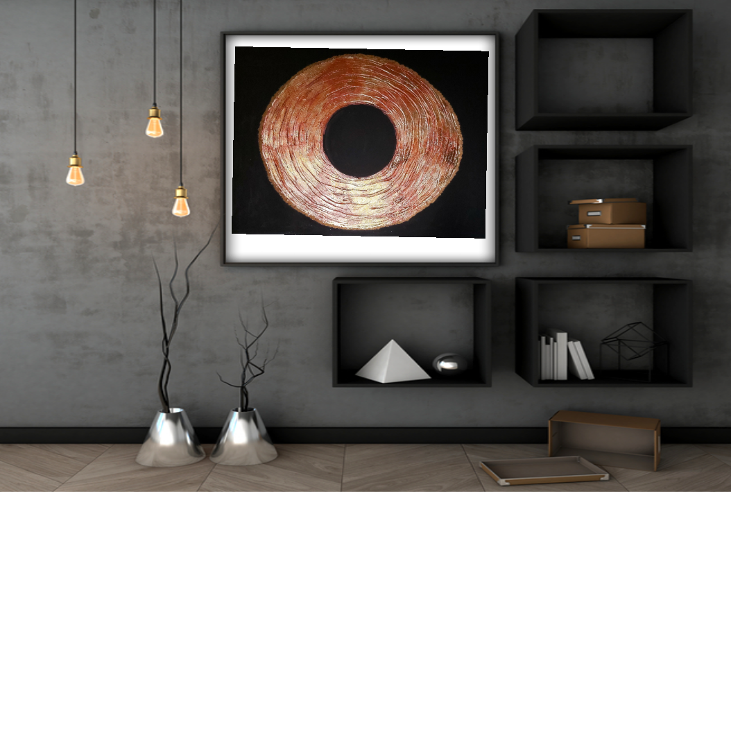 Painting акрилом Gold