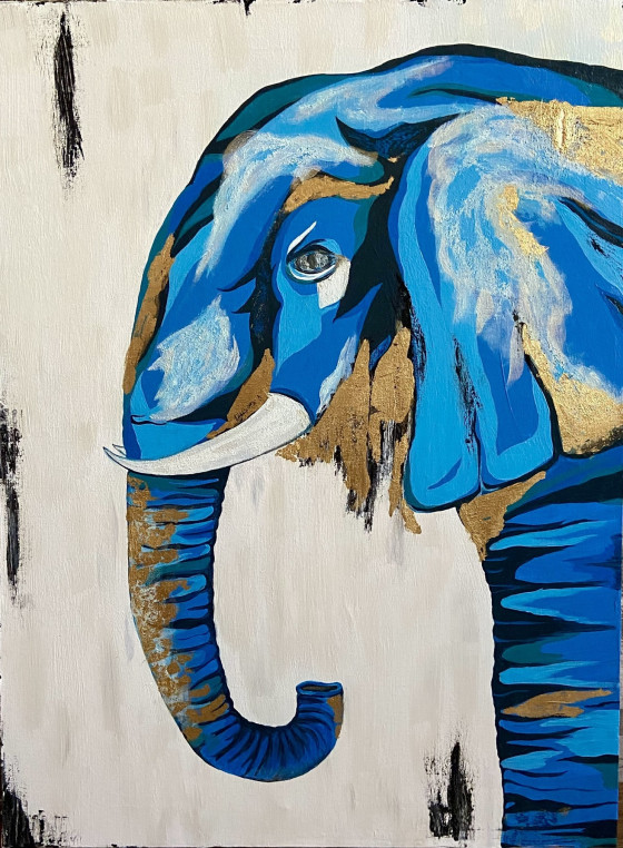 Painting акрилом Морской слон