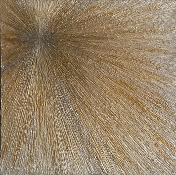 Painting акрилом Золотой луч