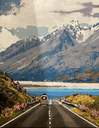 Painting акрилом Путешествие 