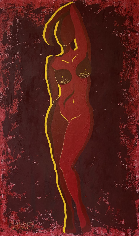 Painting акрилом Эос/Аврора