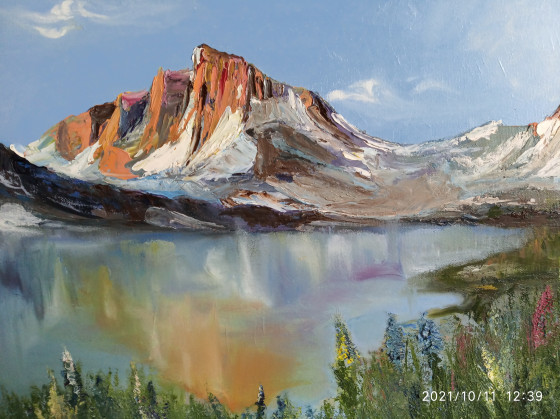 Painting маслом "Эверест"