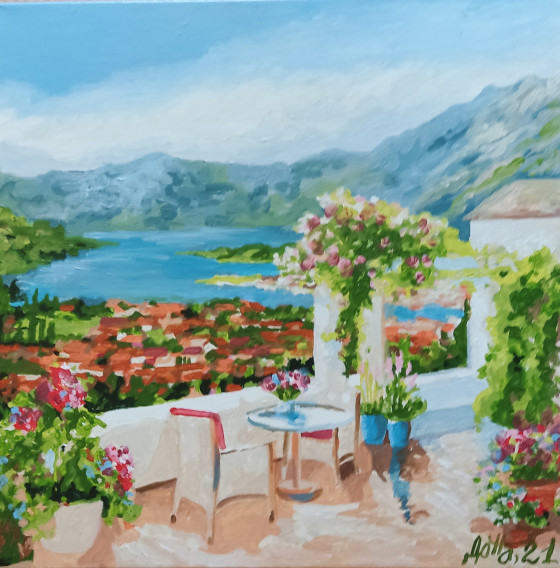 Painting маслом Картина "Пейзаж"