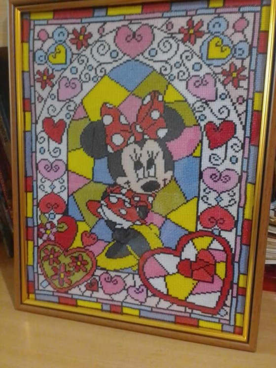 Painting  Минни Маус