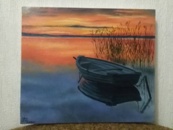 Painting маслом Тишина