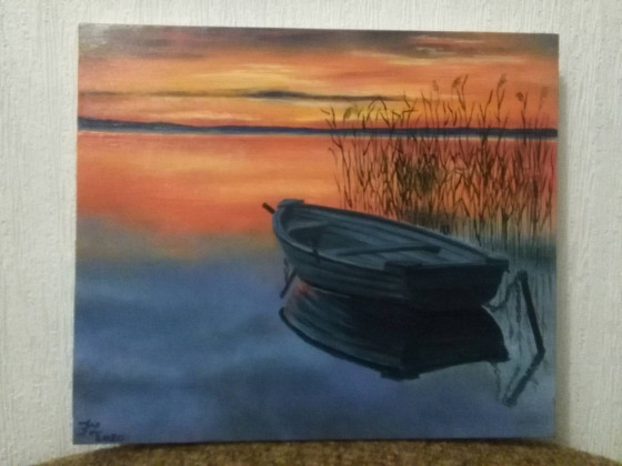 Painting маслом Тишина