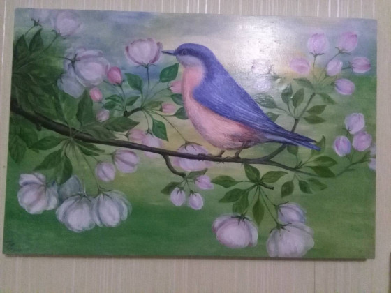 Painting маслом Весна