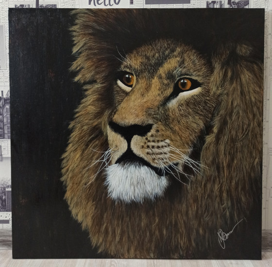 Painting маслом Львиное отчаяние