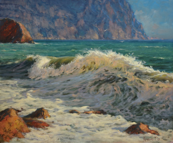 Painting маслом Surf.