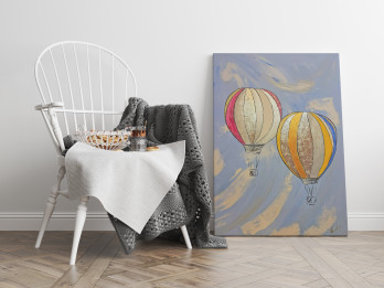 Painting акрилом Интерьерная картина "Воздушные шары"