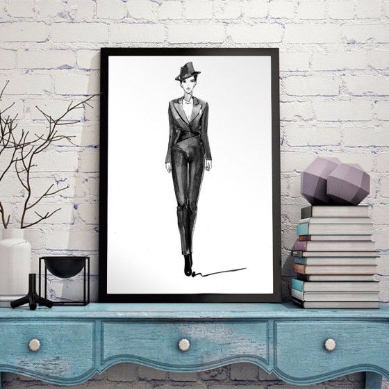 Painting  Fashion Girl