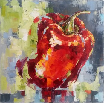 Painting маслом COOL перец