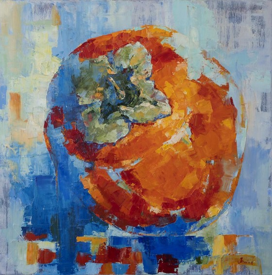 Painting маслом Хурма