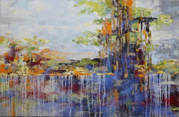Painting маслом Ноябрьский день