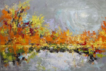 Painting маслом Спаслах листопада