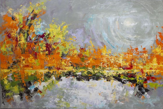 Painting маслом Спаслах листопада