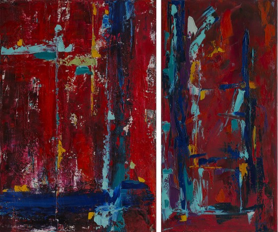 Painting маслом Отражение