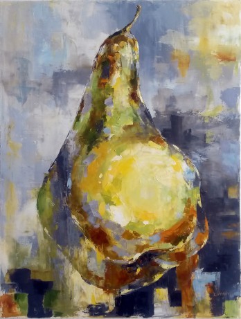 Painting маслом Груша Утро