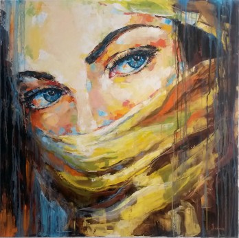 Painting маслом Отражение