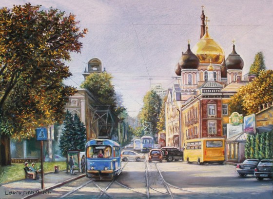 Painting пастелью "Вечная Одесса"