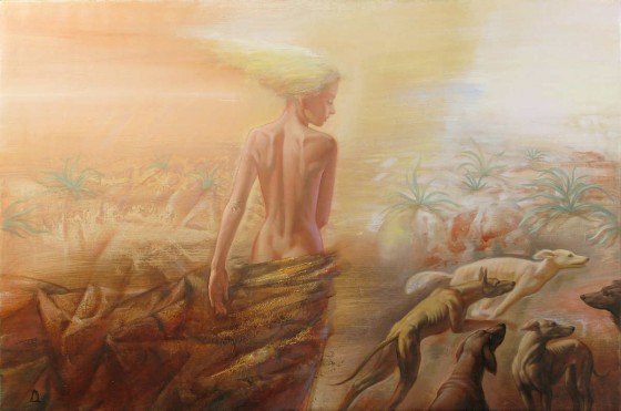 Painting маслом Белая ночь