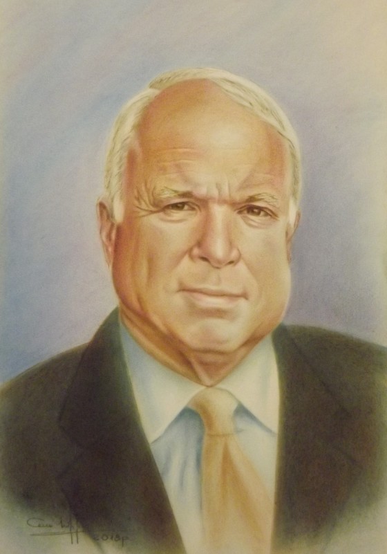 Painting маслом Джон Маккейн
