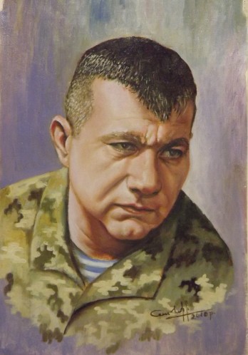 Painting маслом Рахман (кіборг)