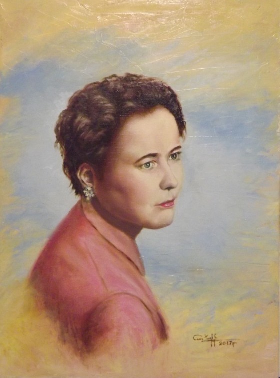 Painting маслом Портрет мами