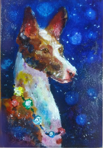 Painting маслом Happy New Year, friend!