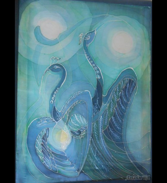 Painting  Синие жар-птицы