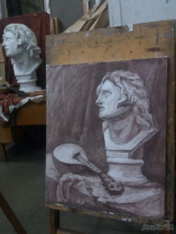 Painting пастелью Натюрморт 