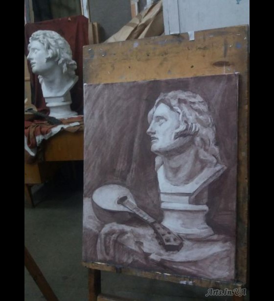 Painting пастелью Натюрморт 