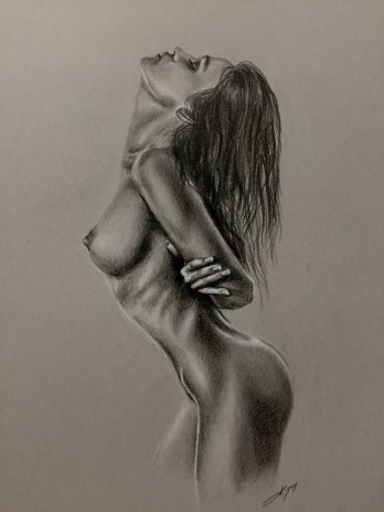 Painting карандашом Shade of gray