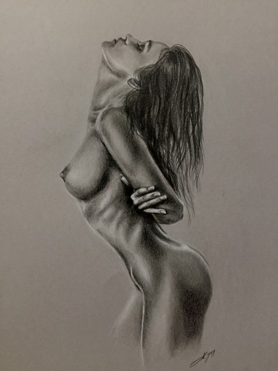 Painting карандашом Shade of gray