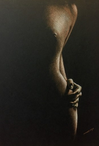 Painting карандашом The line of temptation