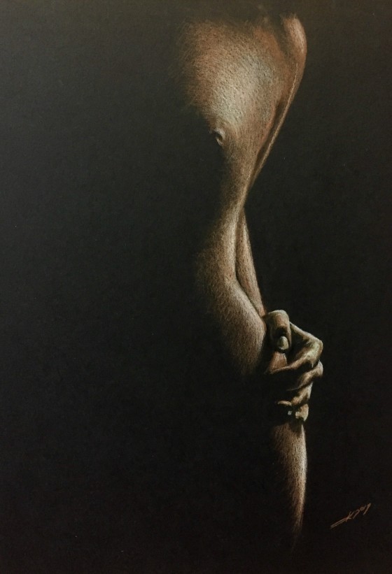 Painting карандашом The line of temptation