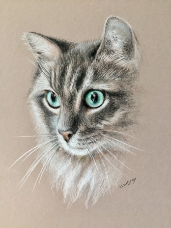 Painting карандашом Взгляд 