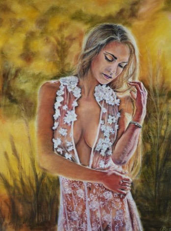 Painting пастелью Под солнцем