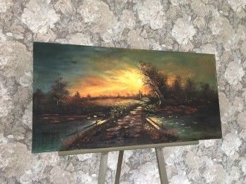 Painting маслом Закат
