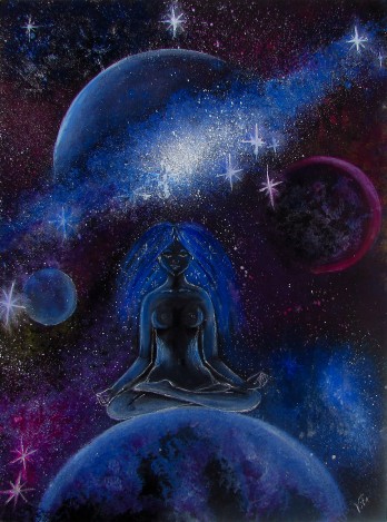 Painting акрилом Волшебная медитация