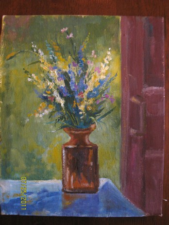 Painting маслом Летний натюрморт