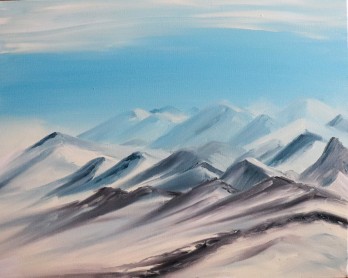 Painting маслом Антарктида