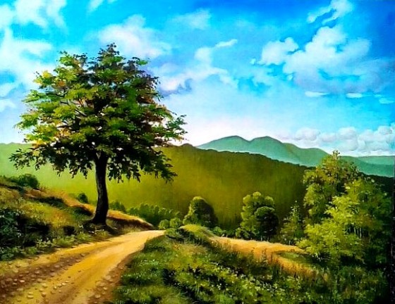 Painting маслом Летний полдень