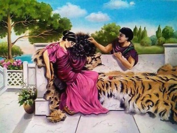 Painting маслом Романтическое свидание