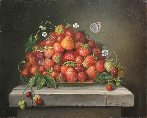 Painting маслом Клубника-земляника 