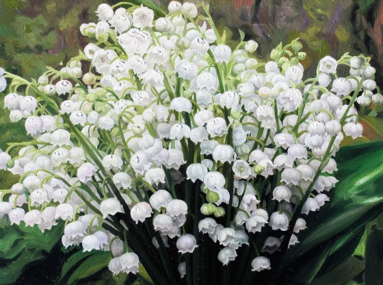 Painting маслом Весенний букет