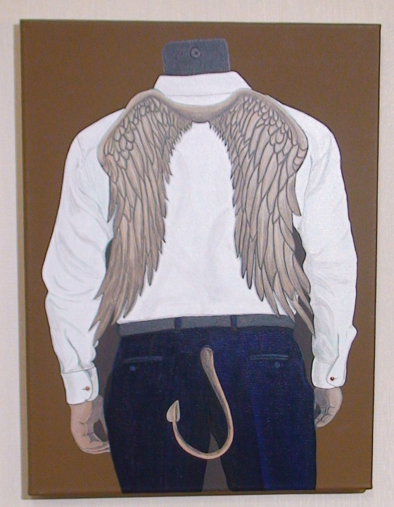 Painting акрилом Политик