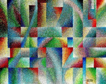 Painting маслом Музыкальное сочинение № 1
