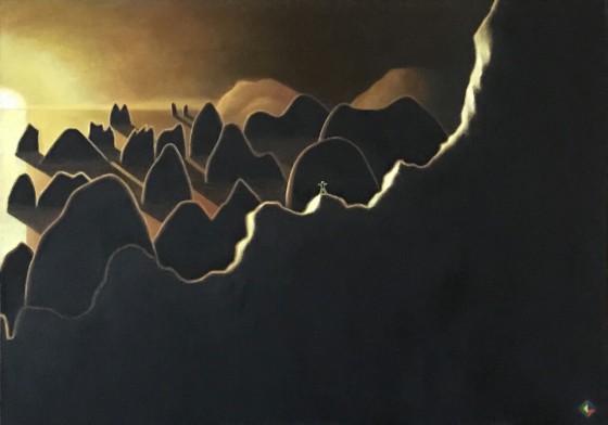 Painting маслом Долина призраков